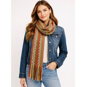 Forever 21 soft long multicoloured scarf